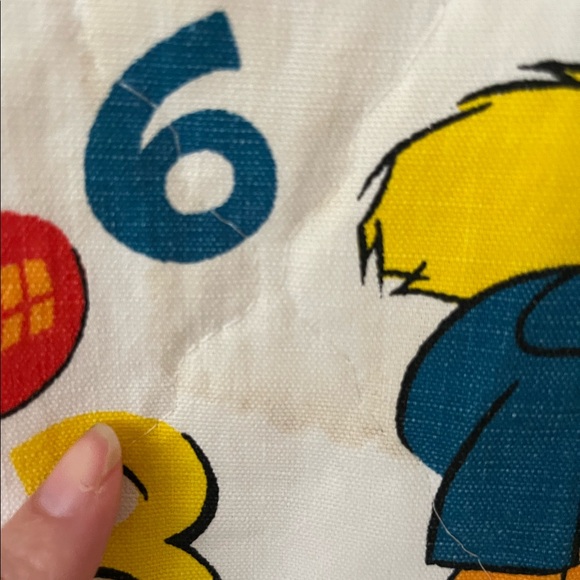 VINTAGE 80’s COLORFUL handmade blanket - Picture 12 of 13